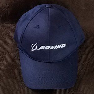 NWOT BOEING HAT/CAP NAVY BLUE/WHITE